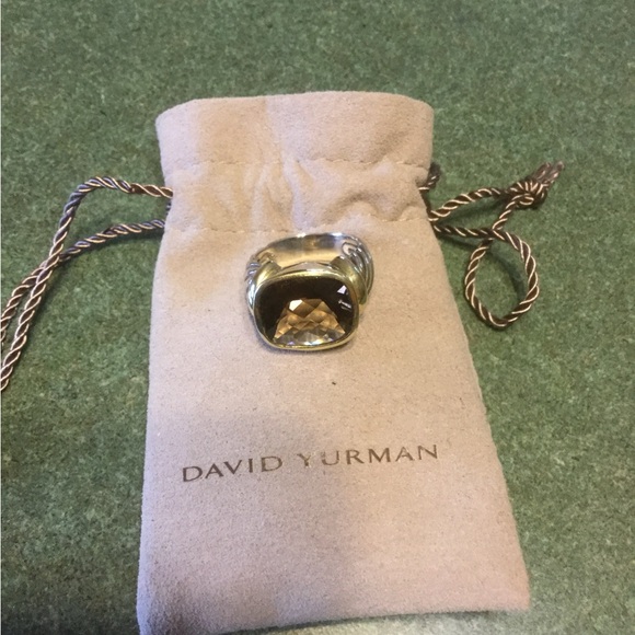 Authentic David Yurman Smokey quartz large noblesse ring - Picture 4 of 4